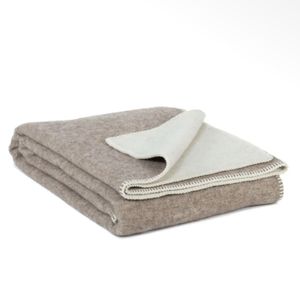 Hovedbilde Ullpledd Eco Beige