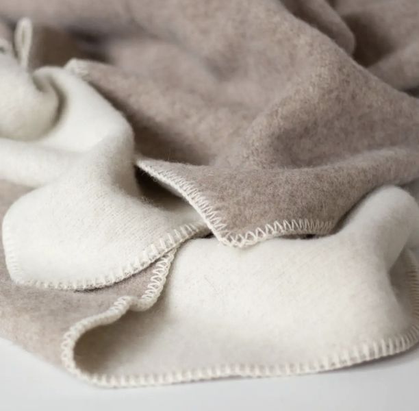 Ullpledd Eco Beige
