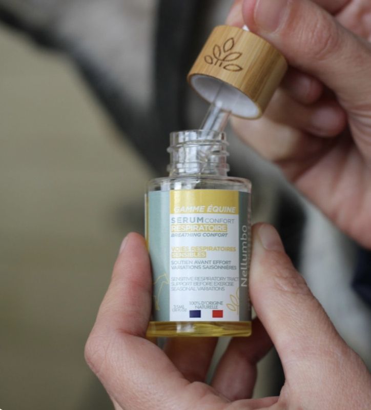 Nellumbo Respiratory Comfort Serum for horses