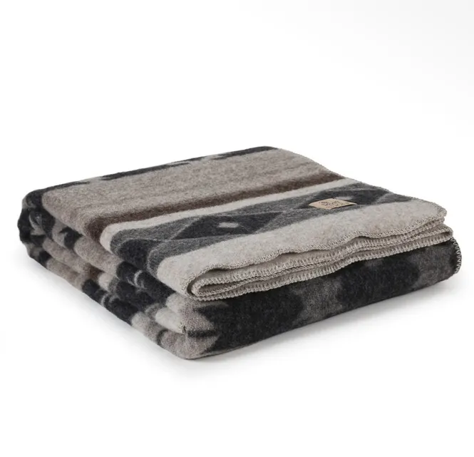 Hovedbilde Ullpledd Tribe Beige